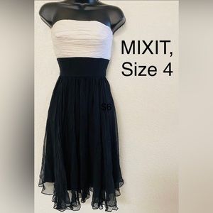 Black & white women’s dress